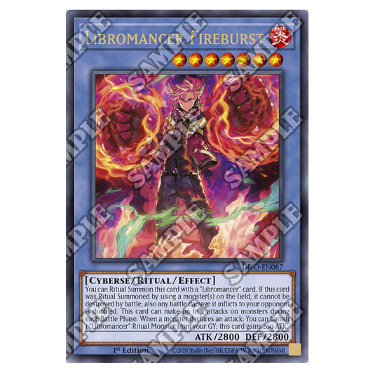 Yu-Gi-Oh! - Dimension Force - Libromancer Fireburst (Ultra Rare) DIFO-EN087