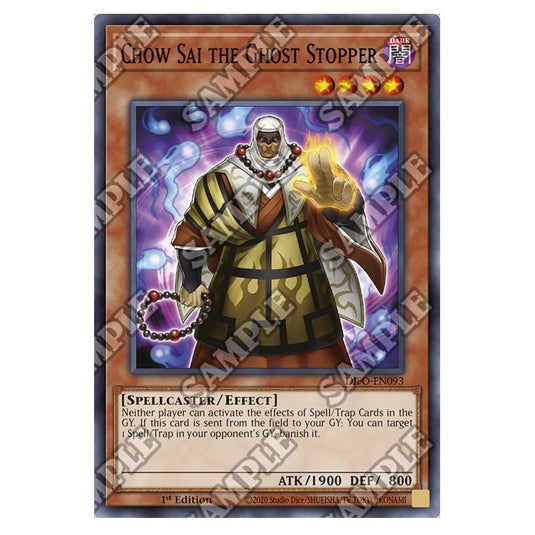Yu-Gi-Oh! - Dimension Force - Chow Sai the Ghost Stopper (Super Rare) DIFO-EN093