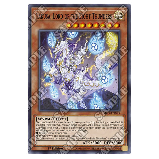 Yu-Gi-Oh! - Dimension Force - Yakusa, Lord of the Eight Thunders (Super Rare) DIFO-EN095