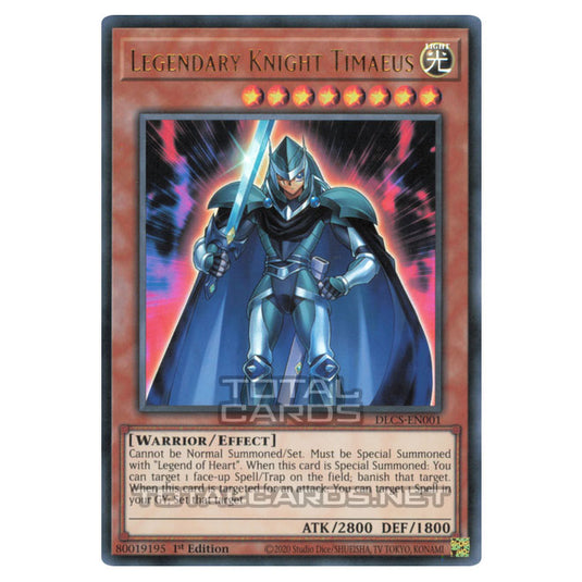 Yu-Gi-Oh! - Dragons of Legend: The Complete Series - Legendary Knight Timaeus (Ultra Rare) DLCS-EN001-Gold
