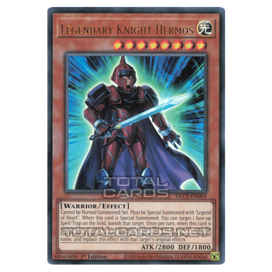 Yu-Gi-Oh! - Dragons of Legend: The Complete Series - Legendary Knight Hermos (Ultra Rare) DLCS-EN003-Purple