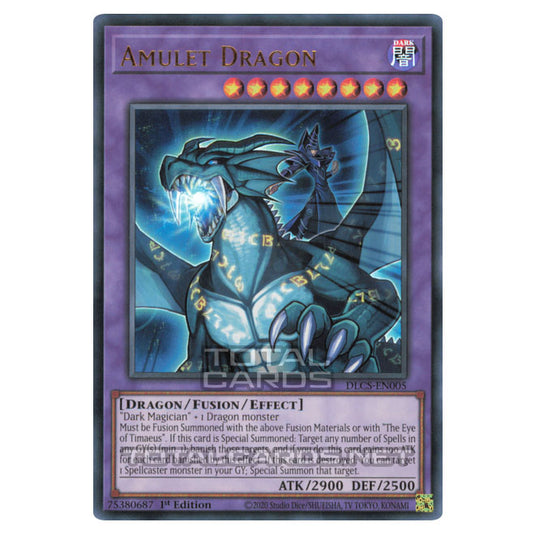 Yu-Gi-Oh! - Dragons of Legend: The Complete Series - Amulet Dragon (Ultra Rare) DLCS-EN005-Gold
