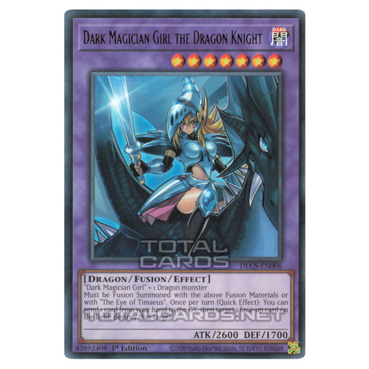 Yu-Gi-Oh! - Dragons of Legend: The Complete Series - Dark Magician Girl the Dragon Knight (Ultra Rare) DLCS-EN006-Gold