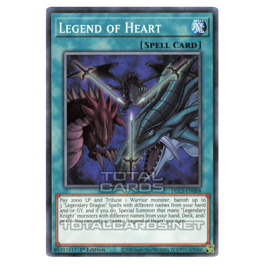 Yu-Gi-Oh! - Dragons of Legend: The Complete Series - Legend of Heart (Common) DLCS-EN008