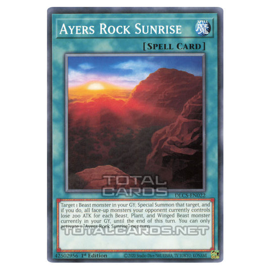 Yu-Gi-Oh! - Dragons of Legend: The Complete Series - Ayers Rock Sunrise (Common) DLCS-EN022