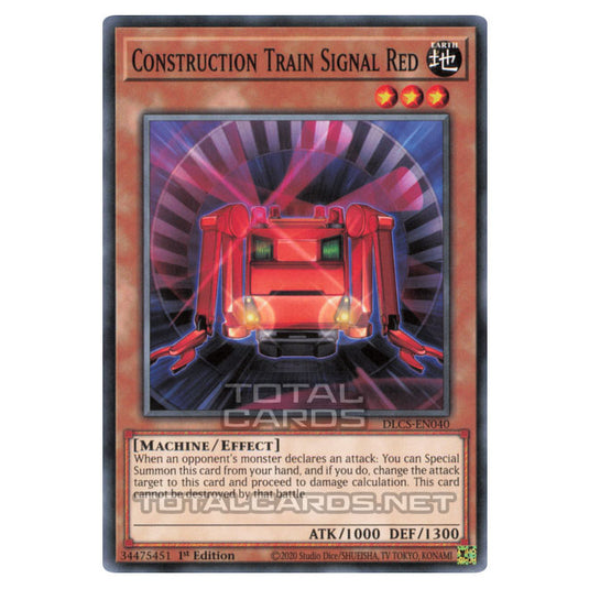 Yu-Gi-Oh! - Dragons of Legend: The Complete Series - Construction Train Signal Red (Common) DLCS-EN040