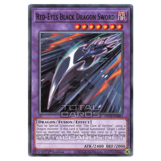 Yu-Gi-Oh! - Dragons of Legend: The Complete Series - Red-Eyes Black Dragon Sword (Common) DLCS-EN063