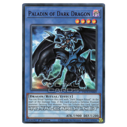 Yu-Gi-Oh! - Dragons of Legend: The Complete Series - Paladin of Dark Dragon (Ultra Rare) DLCS-EN069-Blue