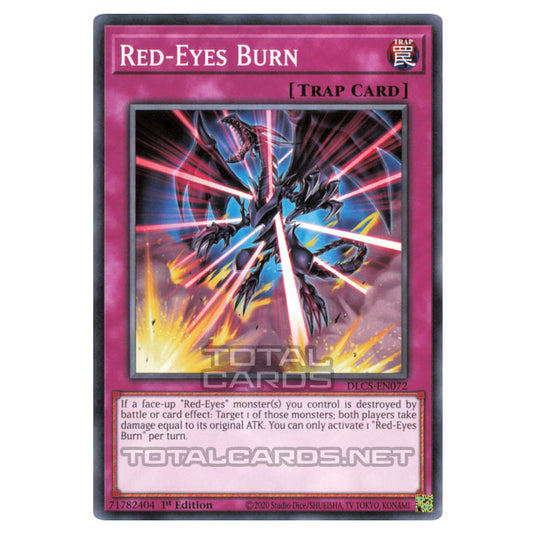 Yu-Gi-Oh! - Dragons of Legend: The Complete Series - Red-Eyes Burn (Common) DLCS-EN072