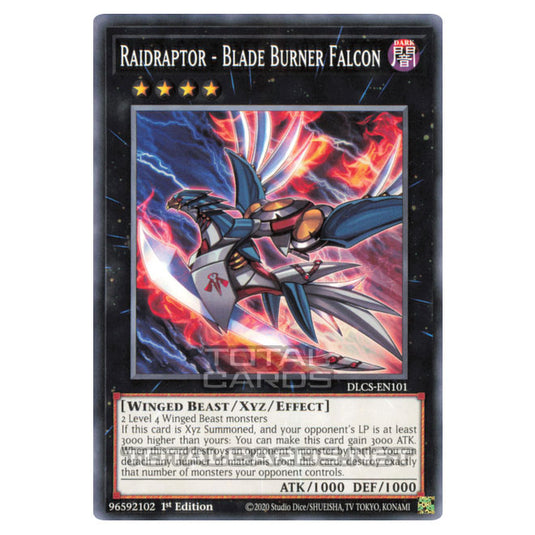 Yu-Gi-Oh! - Dragons of Legend: The Complete Series - Raidraptor - Blade Burner Falcon (Common) DLCS-EN101
