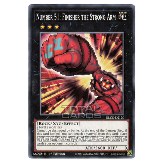 Yu-Gi-Oh! - Dragons of Legend: The Complete Series - Number 51: Finisher the Strong Arm (Common) DLCS-EN120