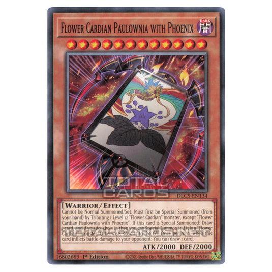 Yu-Gi-Oh! - Dragons of Legend: The Complete Series - Flower Cardian Paulownia with Phoenix (Common) DLCS-EN134