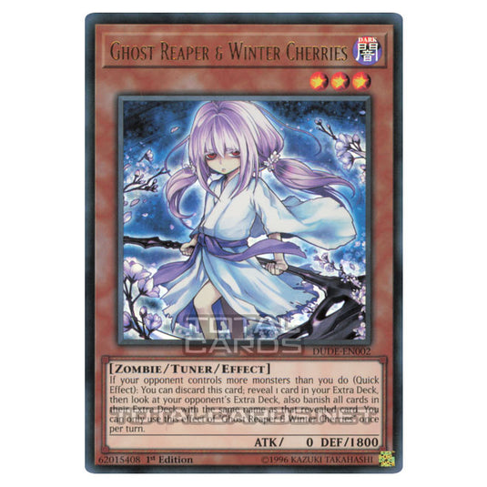 Yu-Gi-Oh! - Duel Devastator - Ghost Reaper &amp; Winter Cherries (alternate art) (Ultra Rare) DUDE-EN002