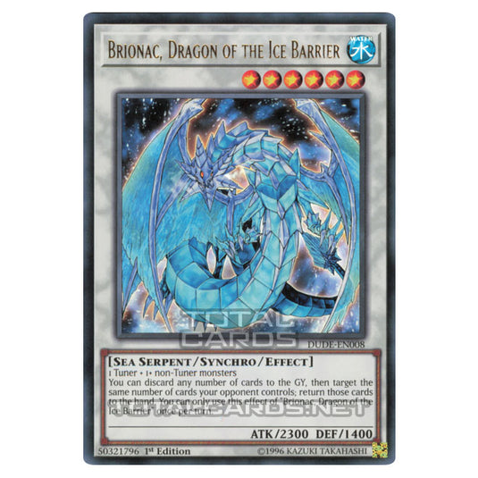 Yu-Gi-Oh! - Duel Devastator - Brionac, Dragon of the Ice Barrier (Ultra Rare) DUDE-EN008