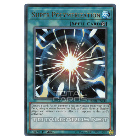Yu-Gi-Oh! - Duel Devastator - Super Polymerization (Ultra Rare) DUDE-E Yu-Gi-Oh! - Duel Devastator - Super Polymerization (Ultra Rare) DUDE-E