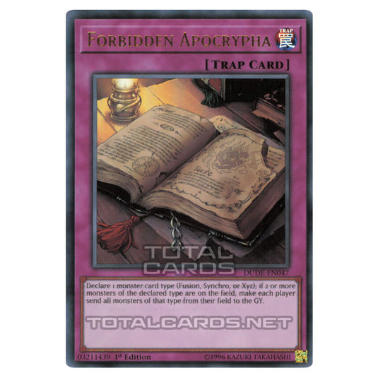 Yu-Gi-Oh! - Duel Devastator - Forbidden Apocrypha (Ultra Rare) DUDE-EN Yu-Gi-Oh! - Duel Devastator - Forbidden Apocrypha (Ultra Rare) DUDE-EN
