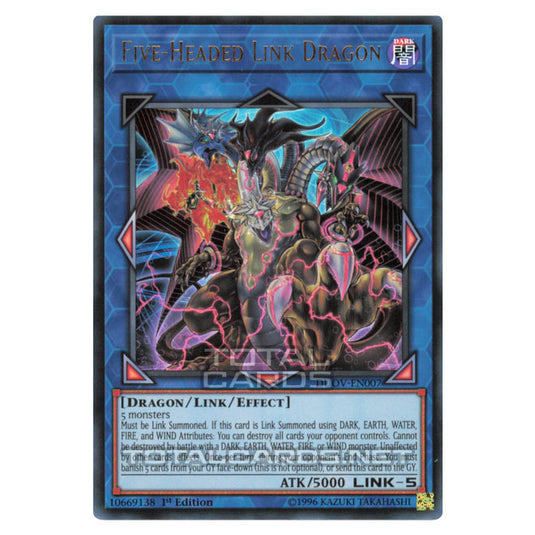 Yu-Gi-Oh! - Duel Overload - Five-Headed Link Dragon (Ultra Rare) DUOV- Yu-Gi-Oh! - Duel Overload - Five-Headed Link Dragon (Ultra Rare) DUOV-
