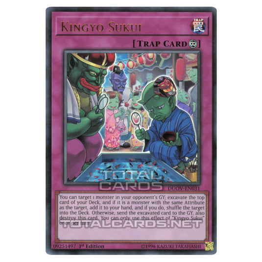 Yu-Gi-Oh! - Duel Overload - Kingyo Sukui (Ultra Rare) DUOV-EN031