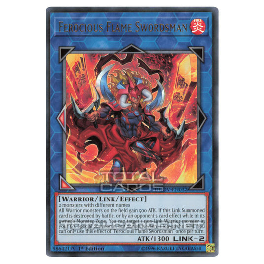 Yu-Gi-Oh! - Duel Overload - Ferocious Flame Swordsman (Ultra Rare) DUOV-EN032