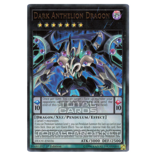 Yu-Gi-Oh! - Duel Overload - Dark Anthelion Dragon (Ultra Rare) DUOV-EN036