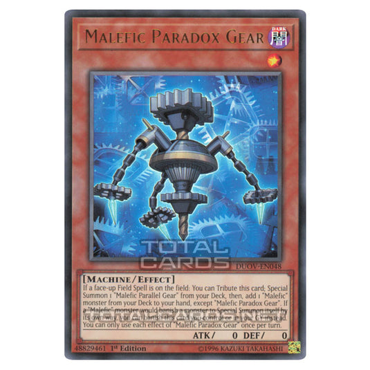 Yu-Gi-Oh! - Duel Overload - Malefic Paradox Gear (Ultra Rare) DUOV-EN048