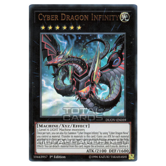 Yu-Gi-Oh! - Duel Overload - Cyber Dragon Infinity (alternate art) (Ultra Rare) DUOV-EN059
