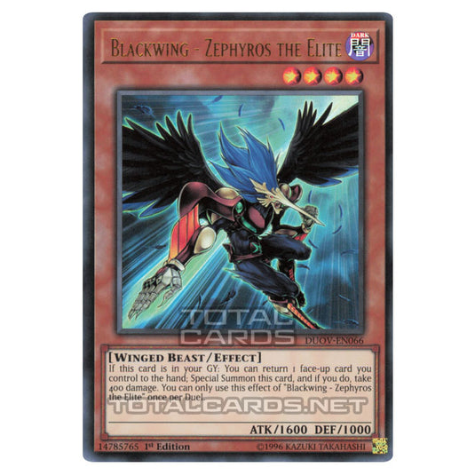 Yu-Gi-Oh! - Duel Overload - Blackwing - Zephyros the Elite (Ultra Rare) DUOV-EN066