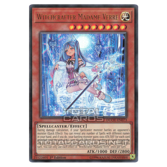 Yu-Gi-Oh! - Duel Overload - Witchcrafter Madame Verre (Ultra Rare) DUOV-EN073