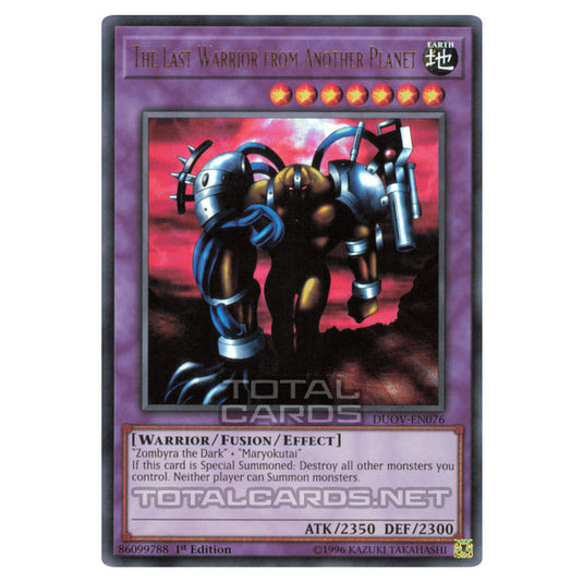 Yu-Gi-Oh! - Duel Overload - The Last Warrior from Another Planet (Ultra Rare) DUOV-EN076