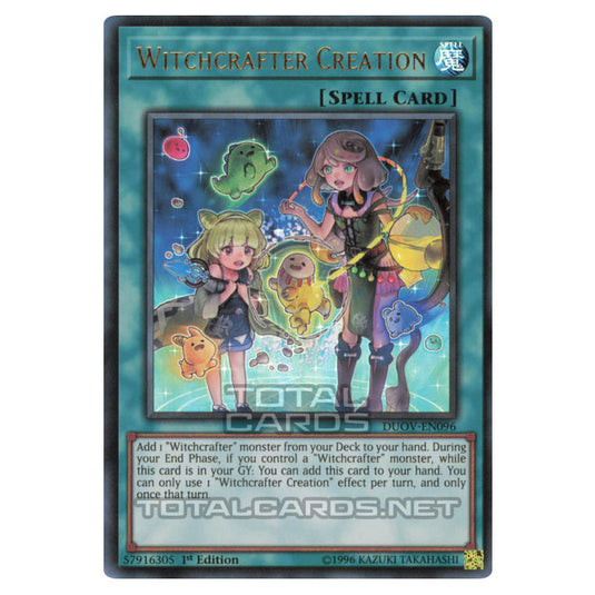 Yu-Gi-Oh! - Duel Overload - Witchcrafter Creation (Ultra Rare) DUOV-EN096