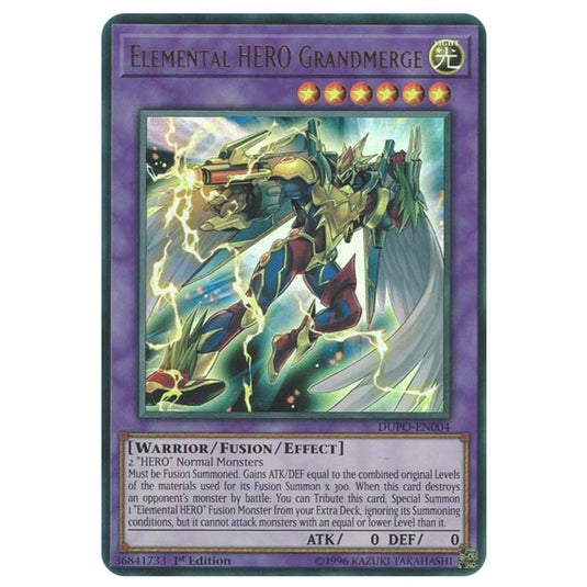 Yu-Gi-Oh! - Duel Power - Elemental HERO Grandmerge (Ultra Rare) DUPO-EN004