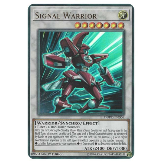 Yu-Gi-Oh! - Duel Power - Signal Warrior (Ultra Rare) DUPO-EN006