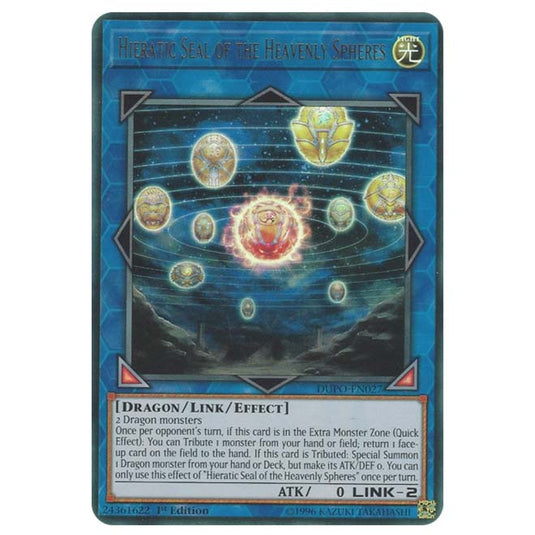 Yu-Gi-Oh! - Duel Power - Hieratic Seal of the Heavenly Spheres (Ultra Rare) DUPO-EN027