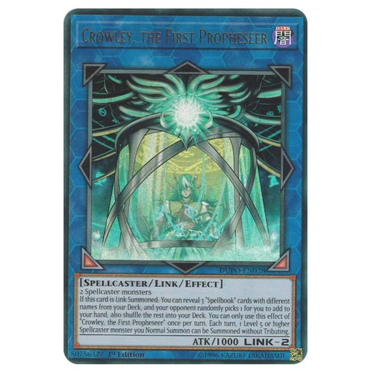 Yu-Gi-Oh! - Duel Power - Crowley, the First Propheseer (Ultra Rare) DUPO-EN028