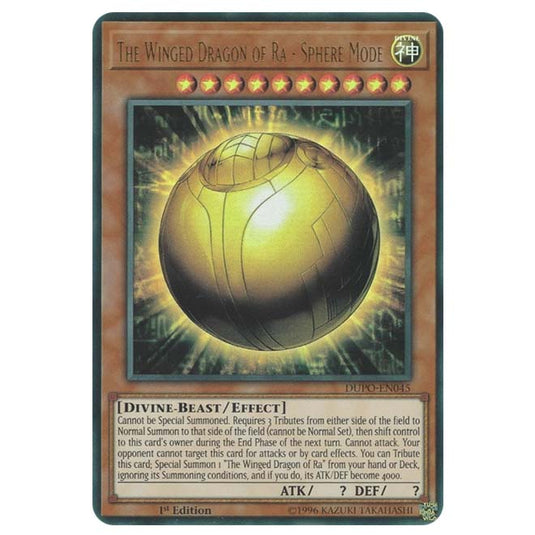 Yu-Gi-Oh! - Duel Power - The Winged Dragon of Ra - Sphere Mode (Ultra Rare) DUPO-EN045