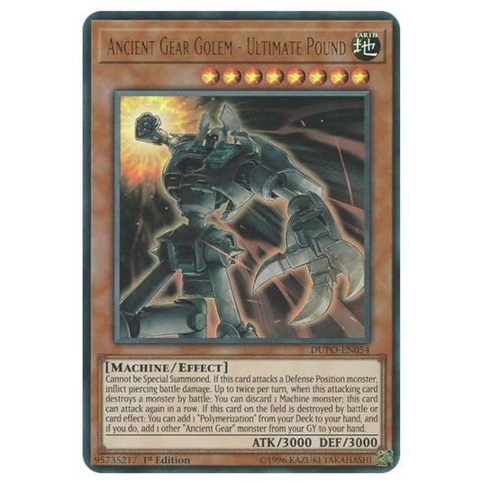 Yu-Gi-Oh! - Duel Power - Ancient Gear Golem - Ultimate Pound (Ultra Rare) DUPO-EN054