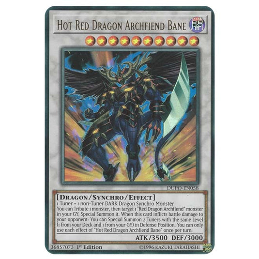 Yu-Gi-Oh! - Duel Power - Hot Red Dragon Archfiend Bane (Ultra Rare) DU Yu-Gi-Oh! - Duel Power - Hot Red Dragon Archfiend Bane (Ultra Rare) DU