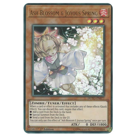 ash blossom yugioh card 1st Edition & Joyous Spring MACR-EN036 PSA 10 GEM MINT SECRET Theres no better way to protect your cards during a Duel! Yu-Gi-Oh! Card MACR-EN036 Ash Blossom