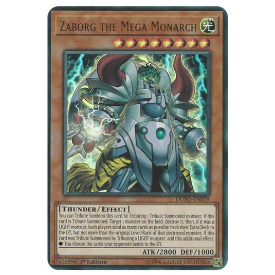Yu-Gi-Oh! - Duel Power - Zaborg the Mega Monarch (Ultra Rare) DUPO-EN079