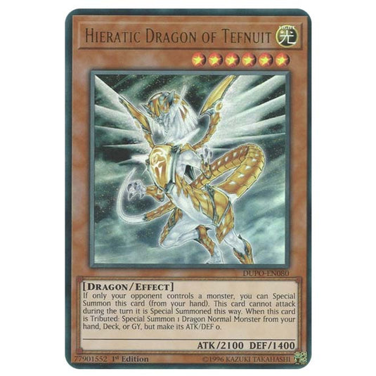 Yu-Gi-Oh! - Duel Power - Hieratic Dragon of Tefnuit (Ultra Rare) DUPO-EN080