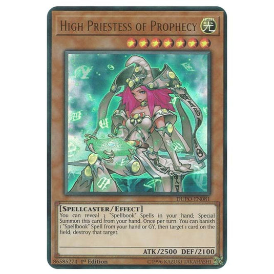 Yu-Gi-Oh! - Duel Power - High Priestess of Prophecy (Ultra Rare) DUPO-EN081 Yu-Gi-Oh! - Duel Power - High Priestess of Prophecy (Ultra Rare) DUPO-EN081
