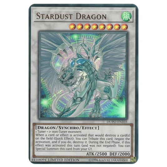 Yu-Gi-Oh! - Duel Power - Stardust Dragon (Ultra Rare) DUPO-EN103 Yu-Gi-Oh! - Duel Power - Stardust Dragon (Ultra Rare) DUPO-EN103