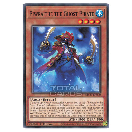 Yu-Gi-Oh! - Eternity Code - Piwraithe the Ghost Pirate (Common) ETCO-EN000 Yu-Gi-Oh! - Eternity Code - Piwraithe the Ghost Pirate (Common) ETCO-EN000