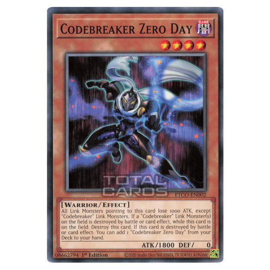 Yu-Gi-Oh! - Eternity Code - Codebreaker Zero Day (Common) ETCO-EN002 Yu-Gi-Oh! - Eternity Code - Codebreaker Zero Day (Common) ETCO-EN002