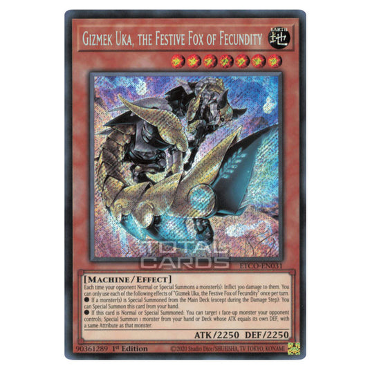 Yu-Gi-Oh! - Eternity Code - Gizmek Uka, the Festive Fox of Fecundity ( Yu-Gi-Oh! - Eternity Code - Gizmek Uka, the Festive Fox of Fecundity (