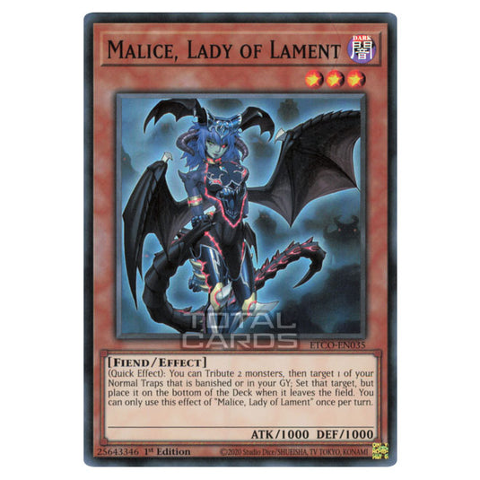 Yu-Gi-Oh! - Eternity Code - Malice, Lady of Lament (Super Rare) ETCO-EN035