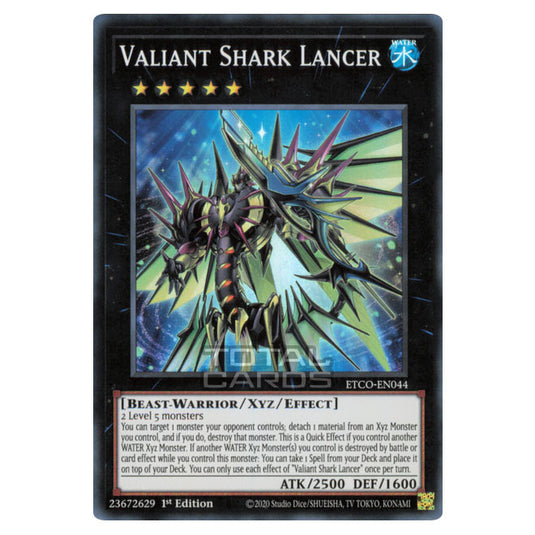 Yu-Gi-Oh! - Eternity Code - Valiant Shark Lancer (Super Rare) ETCO-EN044