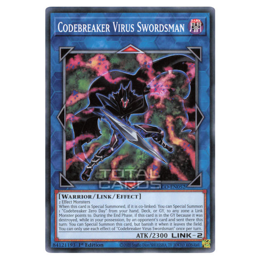 Yu-Gi-Oh! - Eternity Code - Codebreaker Virus Swordsman (Common) ETCO- Yu-Gi-Oh! - Eternity Code - Codebreaker Virus Swordsman (Common) ETCO-