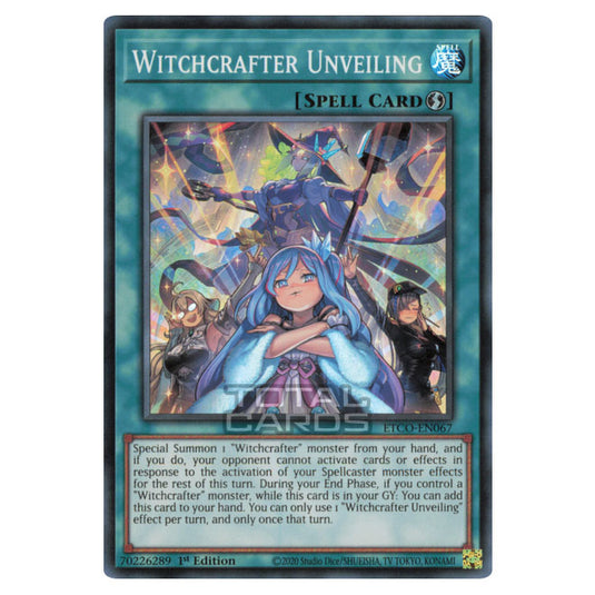 Yu-Gi-Oh! - Eternity Code - Witchcrafter Unveiling (Super Rare) ETCO-EN067