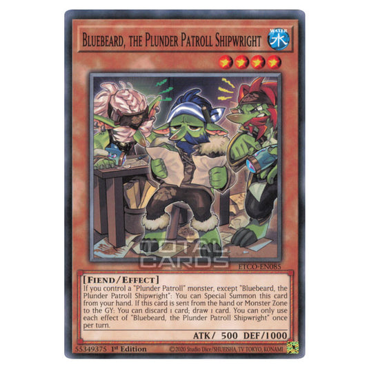 Yu-Gi-Oh! - Eternity Code - Bluebeard, the Plunder Patroll Shipwright Yu-Gi-Oh! - Eternity Code - Bluebeard, the Plunder Patroll Shipwright